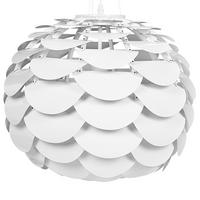 HÄNGELEUCHTE Moselle 40/40/160 cm - Weiß, Metall (40/40/160cm) - Beliani