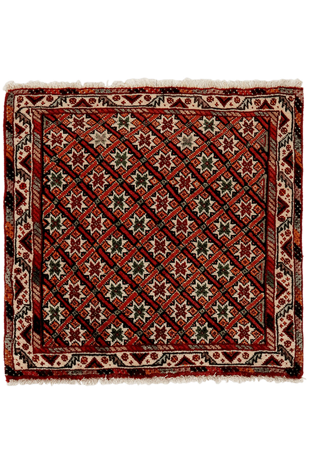 ORIENTTEPPICH handgeknüpft Gashgai Bunt 58/55 cm Schurwolle - Multicolor, Textil (55/58cm) - Looma