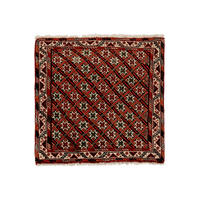 ORIENTTEPPICH handgeknüpft Gashgai Bunt 58/55 cm Schurwolle - Multicolor, Textil (55/58cm) - Looma
