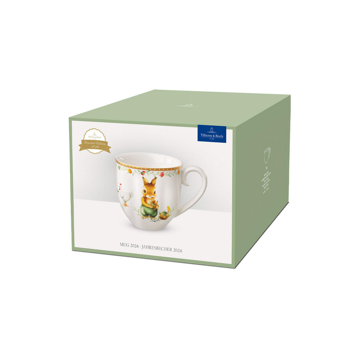 BECHER Easter Edition 2026 bunt 390 ml - Multicolor, Keramik (0.39L) - Villeroy & Boch