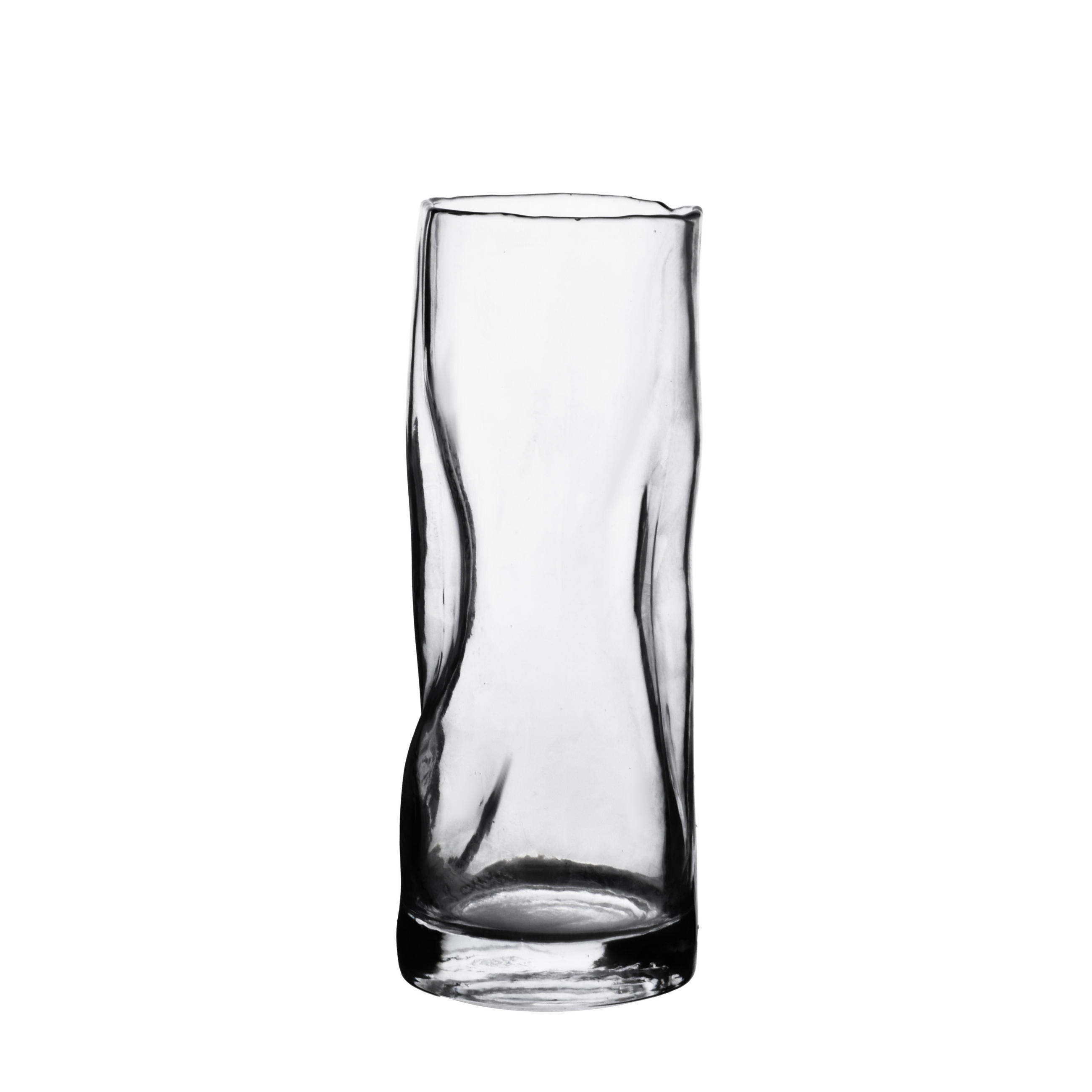 VASE Serenite Transparent 9,5x9,5xh25 cm Glas - Transparent, Glas (25cm) - Mondex