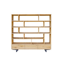 BÜCHERREGAL aus Eiche für das Wohnzimmer VITA - Eichefarben, Holz (220/210/35cm) - Rawood Furniture