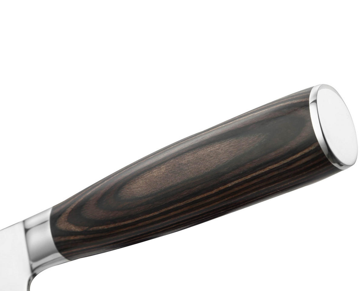 MESSERSET 4-TEILIG 10–20 cm - Braun, Holz/Metall (1/1/1cm) - Wakoli