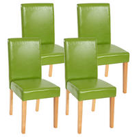 ESSZIMMERSTUHL Grün 4er-Set - Grün, Textil (43/90/56cm) - MCW
