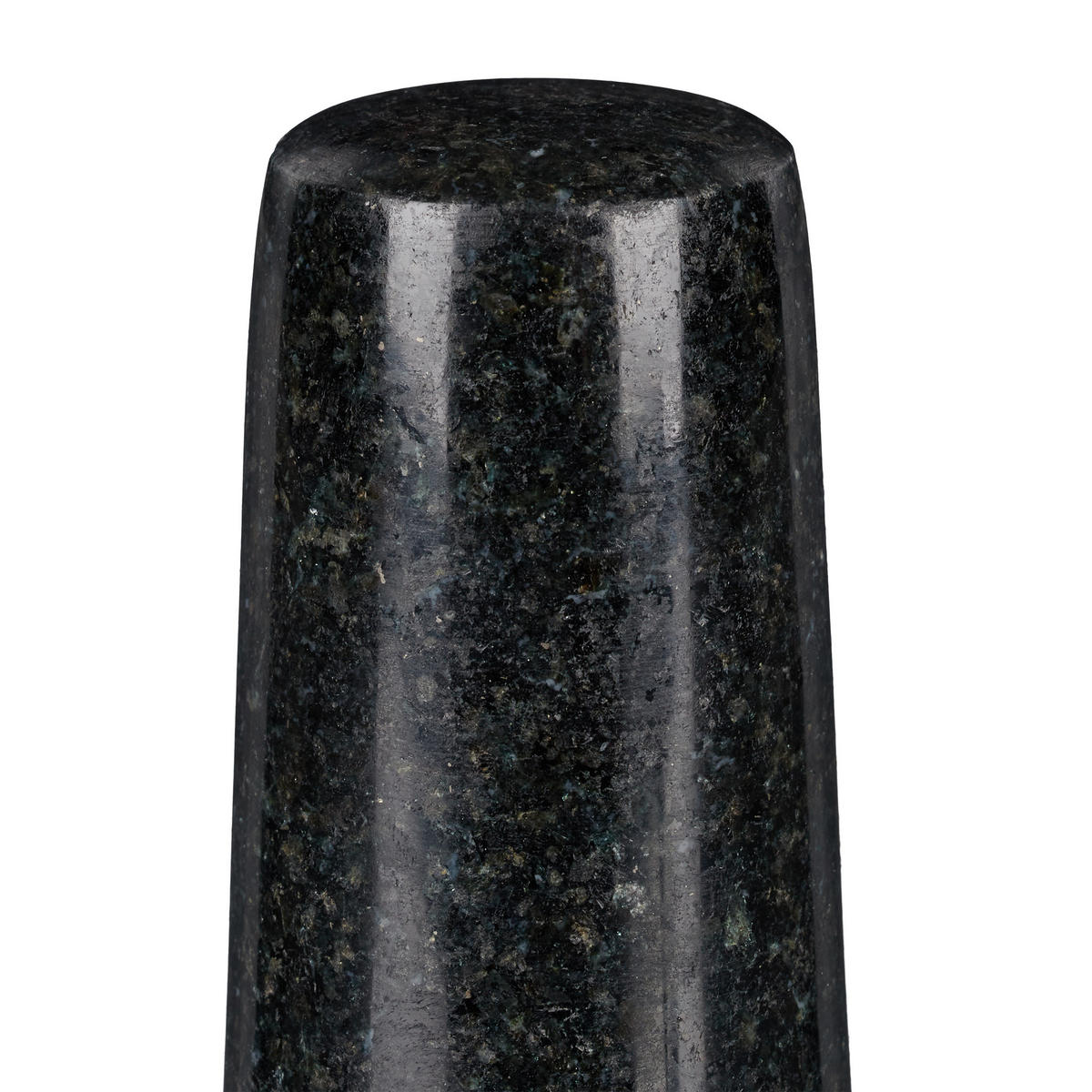 MÖRSER - Schwarz, Stein (14/10/14cm) - Relaxdays