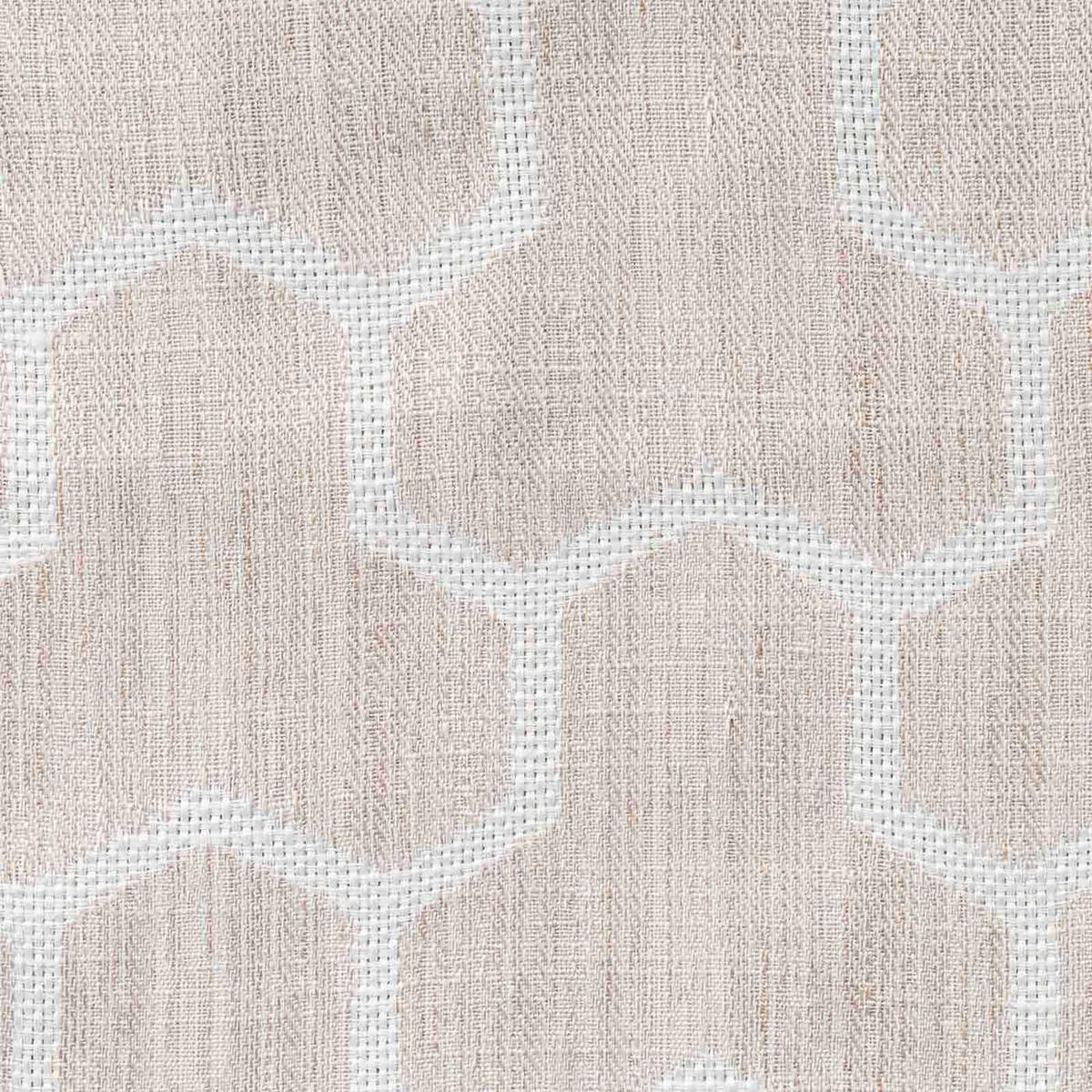 VERDUNKELUNGSVORHÄNGE geometrisch mit Thermo-Funktion, Ösen 117/137 cm - Naturfarben, Textil (117/137cm) - Homescapes