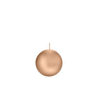 KUGELKERZEN Rosegold Ø 60 mm, 16 Stück - Roségold, Paraffin (6/6/6cm) - Wiedemann Kerzen
