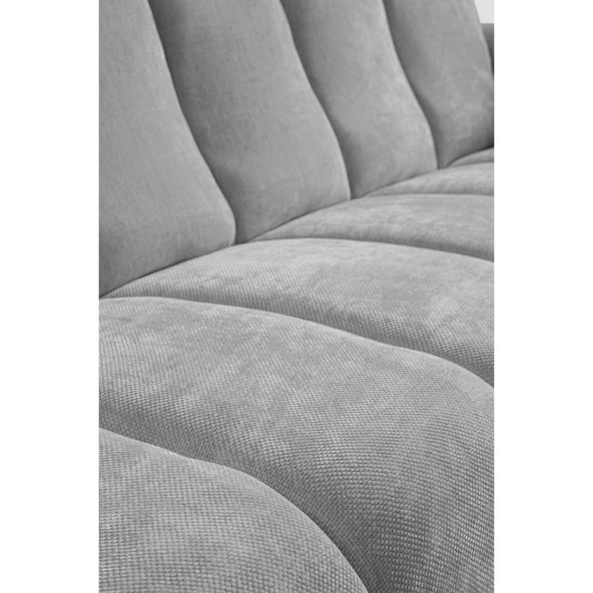 SITZGARNITUR Volare Sofas+Sessel, ohne Schlaffunktion, Grau - Grau, Textil/Metall (220/83/98cm) - Beautysofa