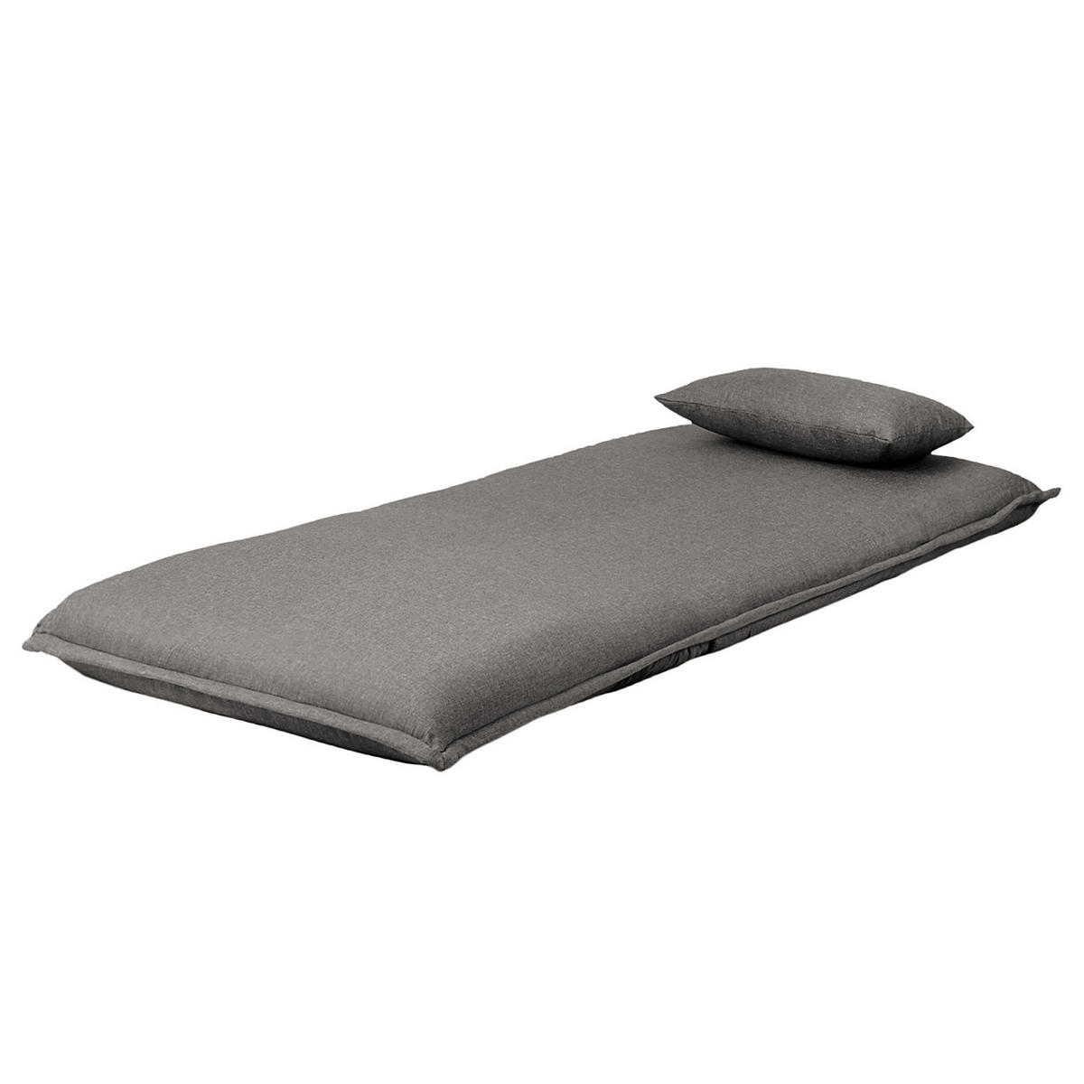 SCHLAFSESSEL - Grau, Textil/Metall (100/73/85cm) - home24