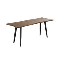 COUCHTISCH Yan Artisan 100 x 35.5 cm - Hellgrau, Holzwerkstoff (35.5/100/40cm) - Vicco