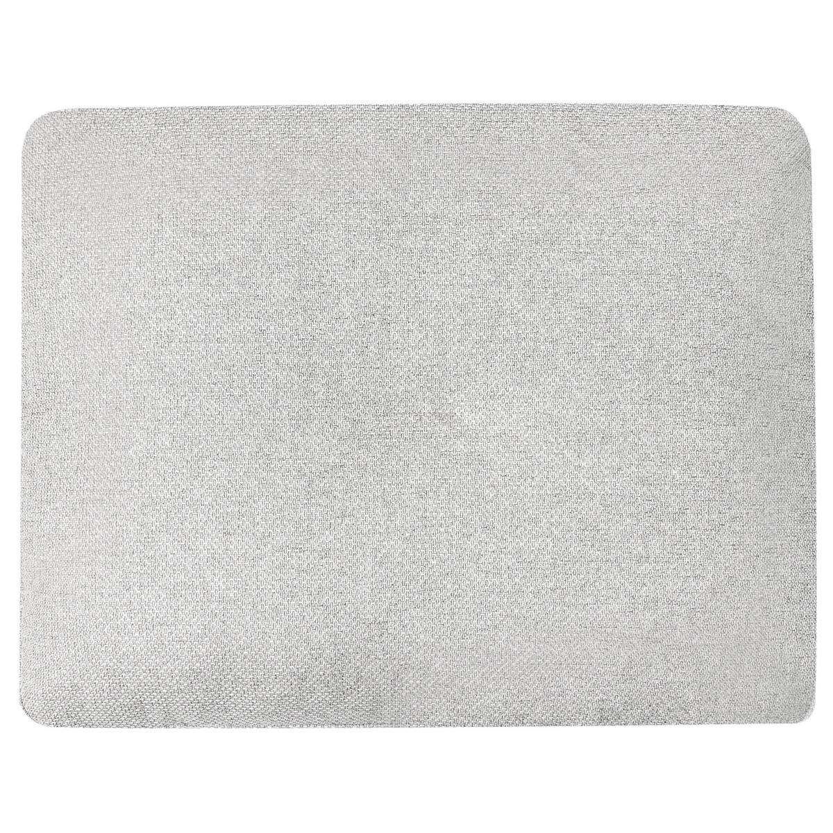 POHOVKA 4-místná Umělý len Šedá Yuri - černá/tmavě šedá, textil (302/88/100cm) - Beliani