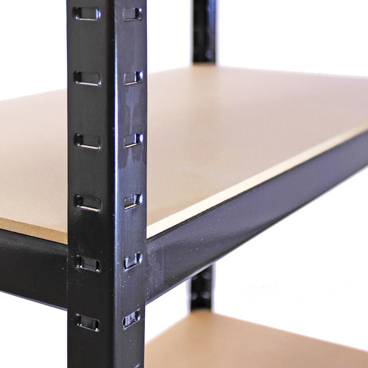 LAGERREGAL 180 CM - Schwarz, Metall (90/180/45cm) - Monster Racking