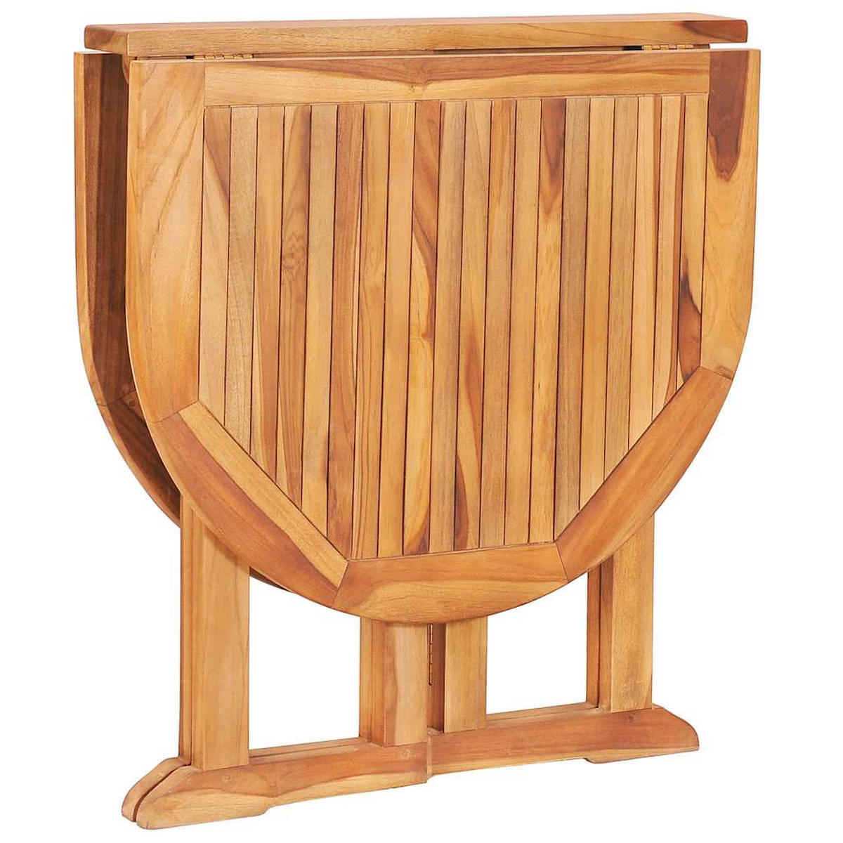 GARTENTISCH Tischolf 70/75/120 cm - Hellbraun, Naturmaterialien (120/70/75cm) - ZMH