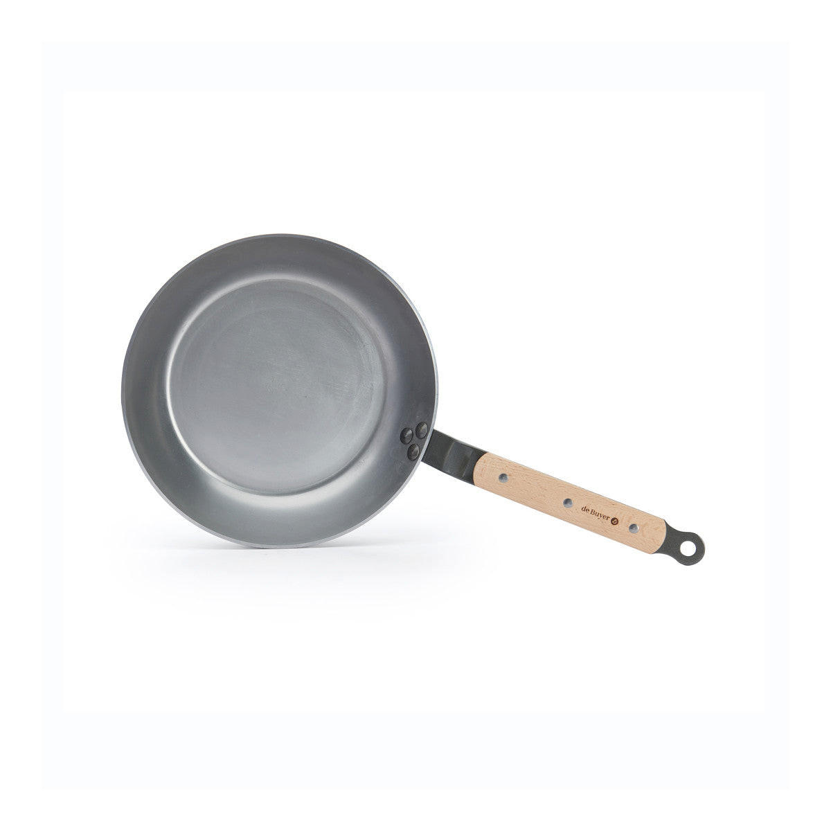 BRATPFANNE mineral B 26 cm - Silberfarben, Metall (26cm) - De Buyer