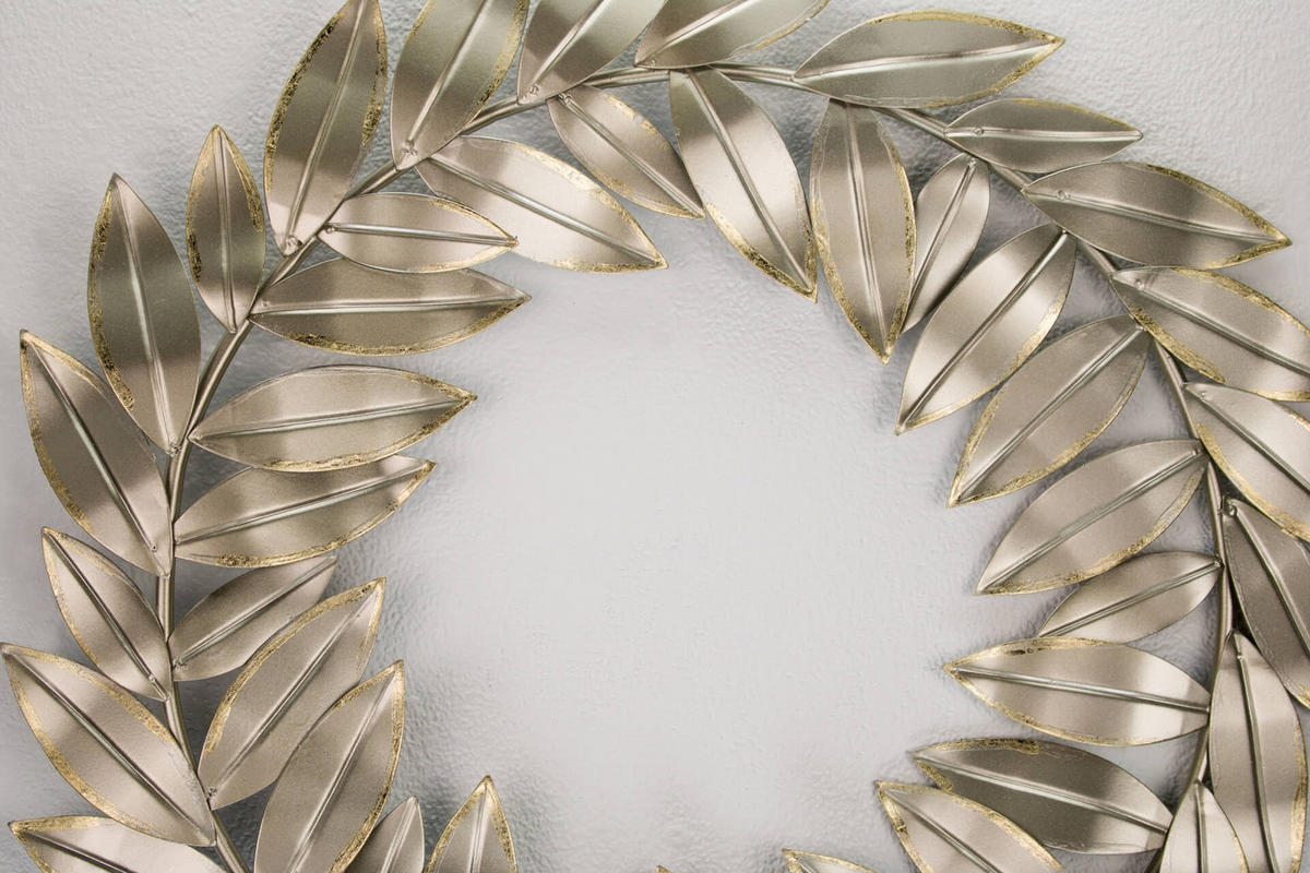 WANDDEKO Gold 59/59 cm - Goldfarben, Metall (1/59/3cm) - KUNSTLOFT