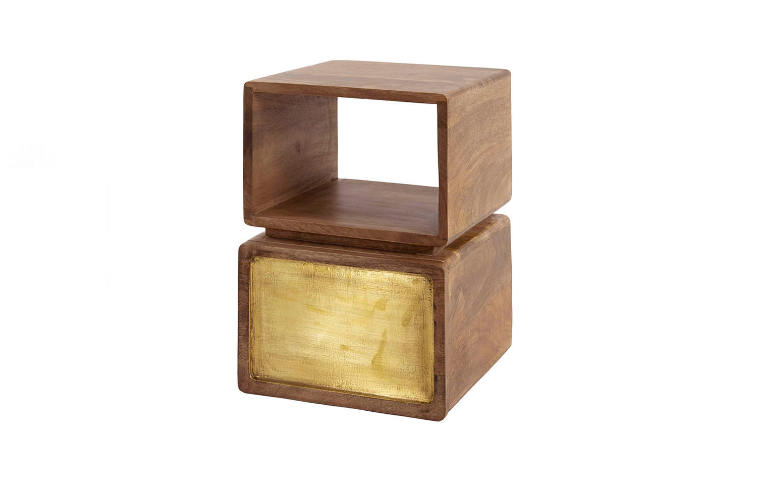 NACHTTISCH BRASY Holz Mango - Braun, Holz (30/42/30cm) - KAWOLA