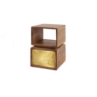 NACHTTISCH BRASY Holz Mango - Braun, Holz (30/42/30cm) - KAWOLA