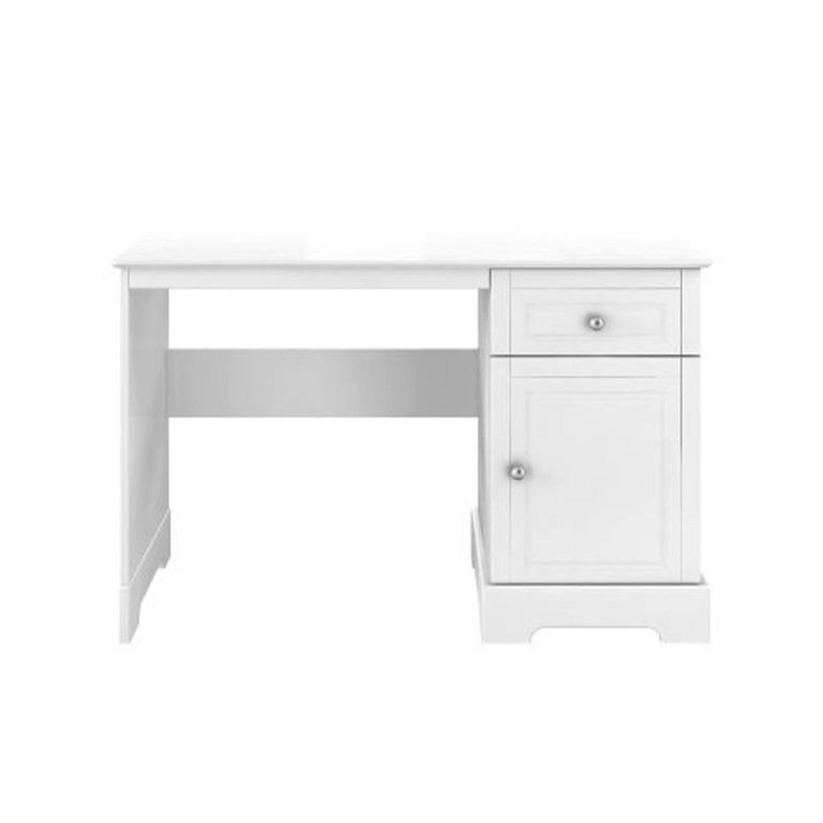 SCHREIBTISCH Weiß - Weiß, Holzwerkstoff (60/122/77cm) - Petits-meubles