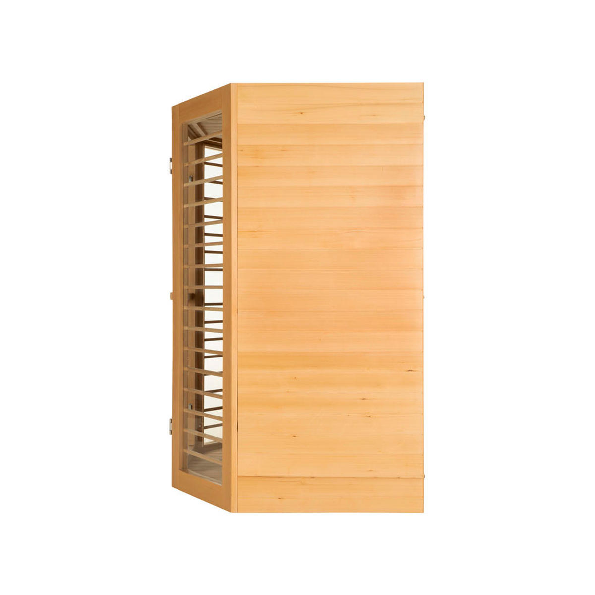 INFRAROTKABINE REDSUN DELUXE XL - Braun, Holz (155/190/120cm) - Home Deluxe