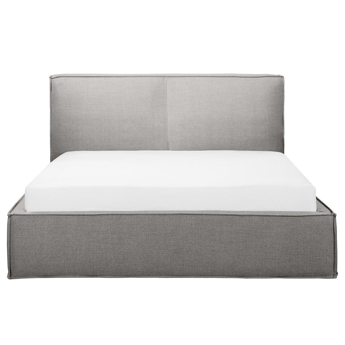 POLSTERBETT - Grau, Textil (140/200cm) - home24