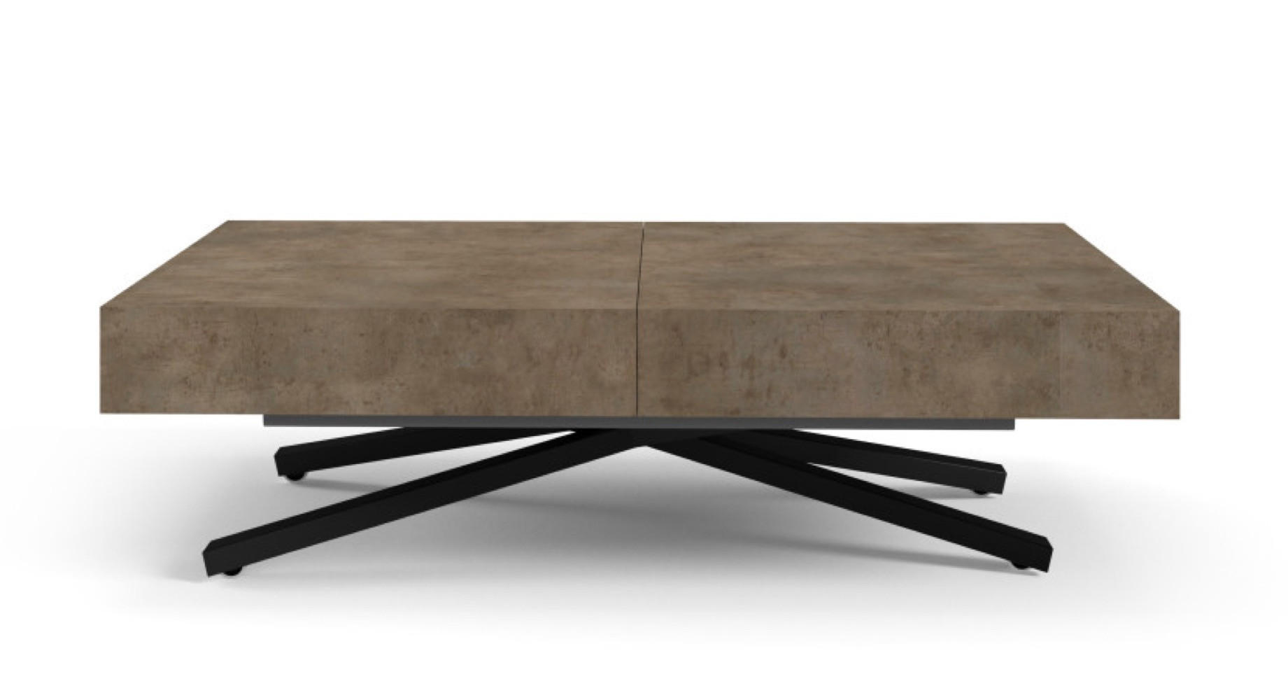 Sepro Meble Tisch Grau 80x80x80 cm