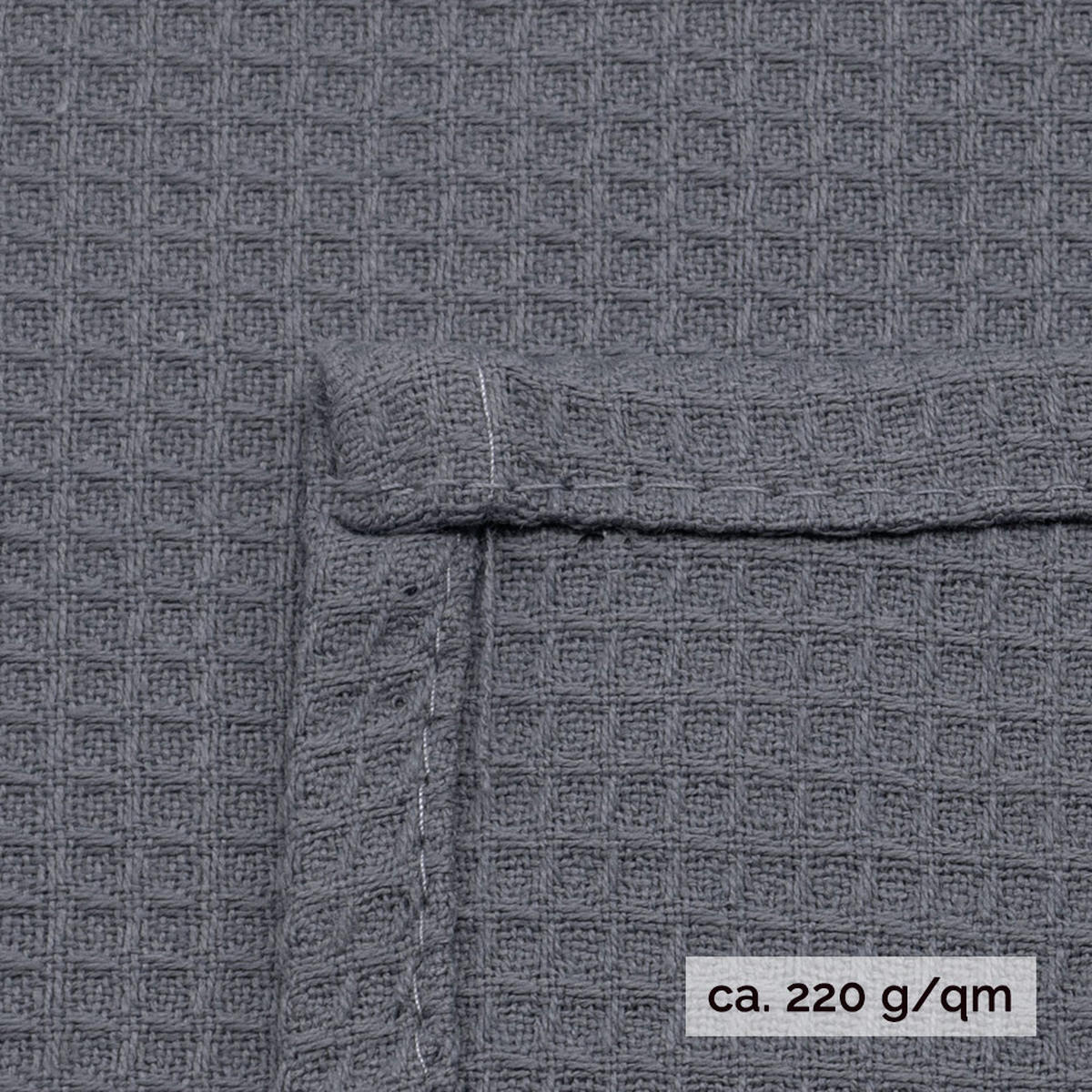 KUSCHELDECKE, 150x200 cm, 100% Baumwolle, Grau - Anthrazit, Textil (150/200cm) - Zollner