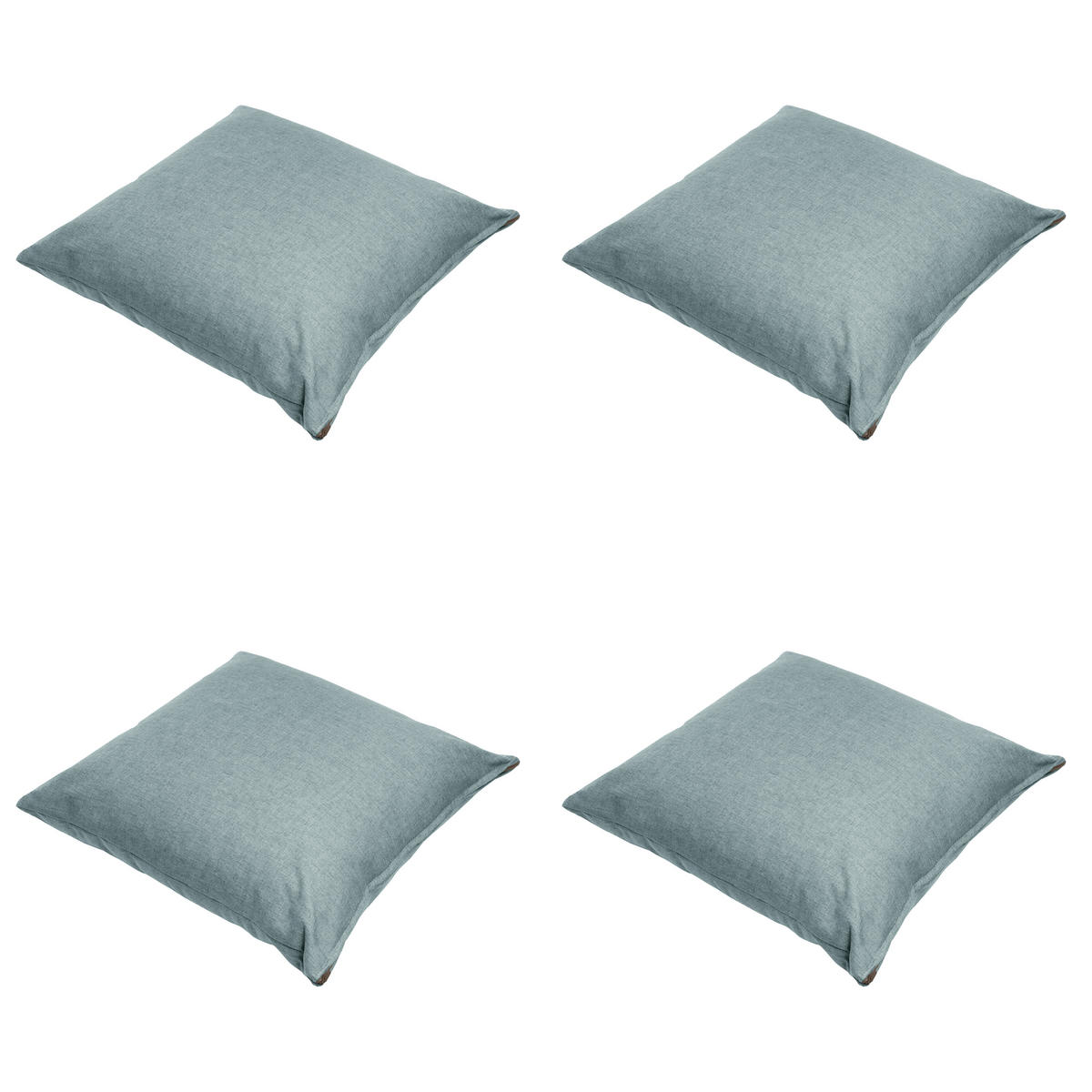 DEKORATIONSKISSEN Best deal - Blau - 45/45/10 cm - 4er-Set - Blau, Textil (45/45cm) - Madison