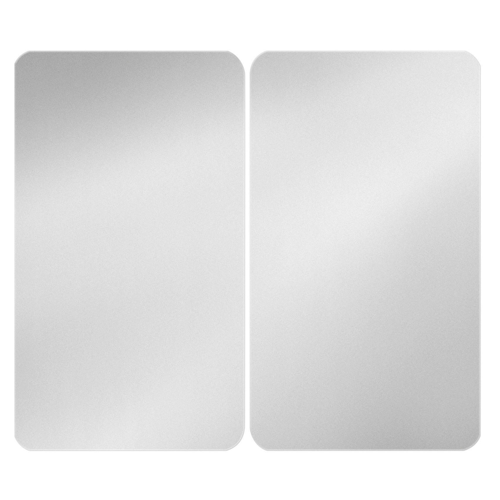 Wenko Herdabdeckplatten Silber 30x52 cm