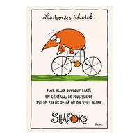 GESCHIRRTUCH Shadok À vélo ekrü 48 x 72 cm - Weiß, Textil (48/72cm) - Winkler
