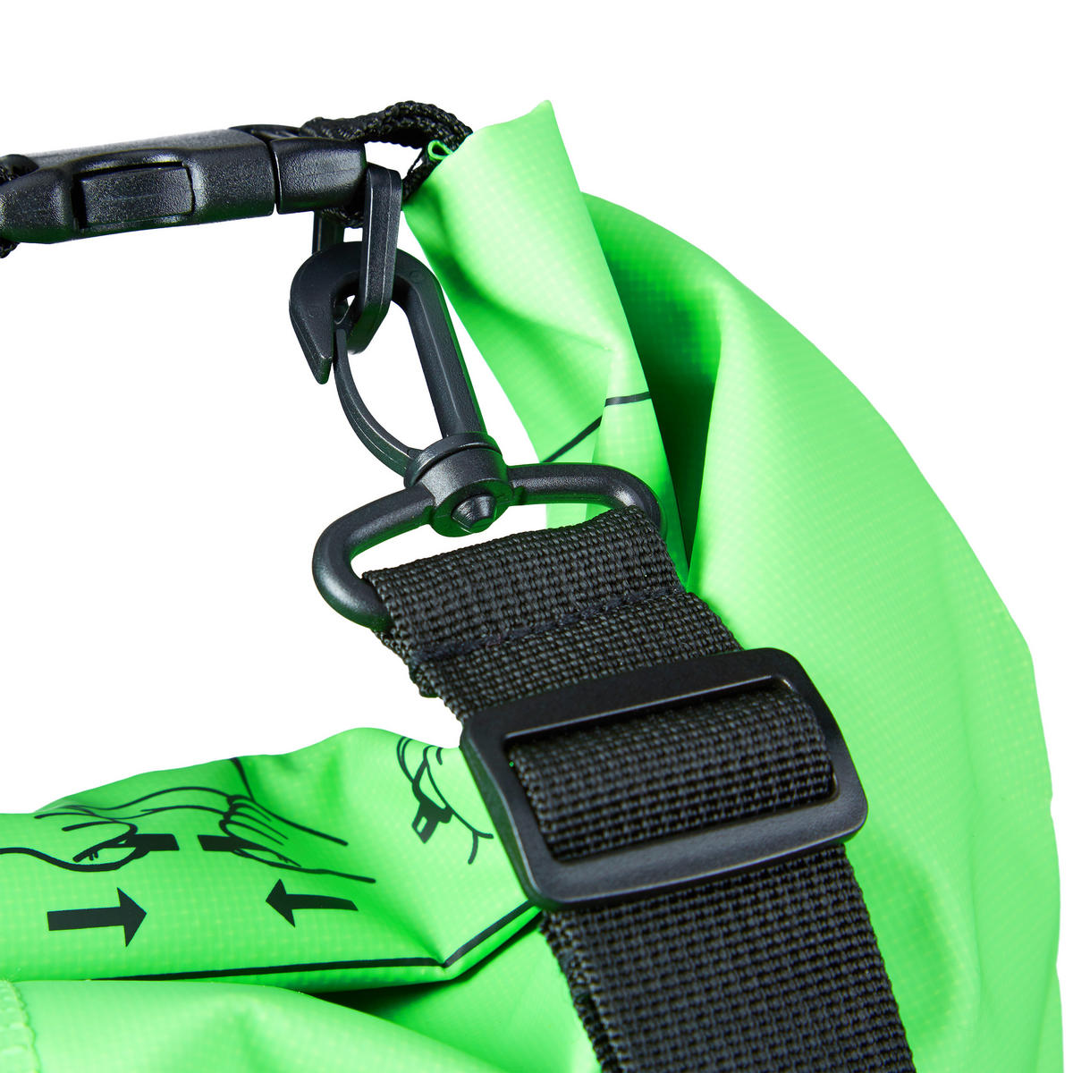 OCEAN Pack - Grün, Kunststoff (20/38/0.5cm) - Relaxdays