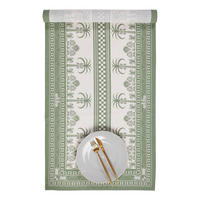 TISCHLÄUFER Monteverde - Grün, Textil (160/50cm) - Butlers