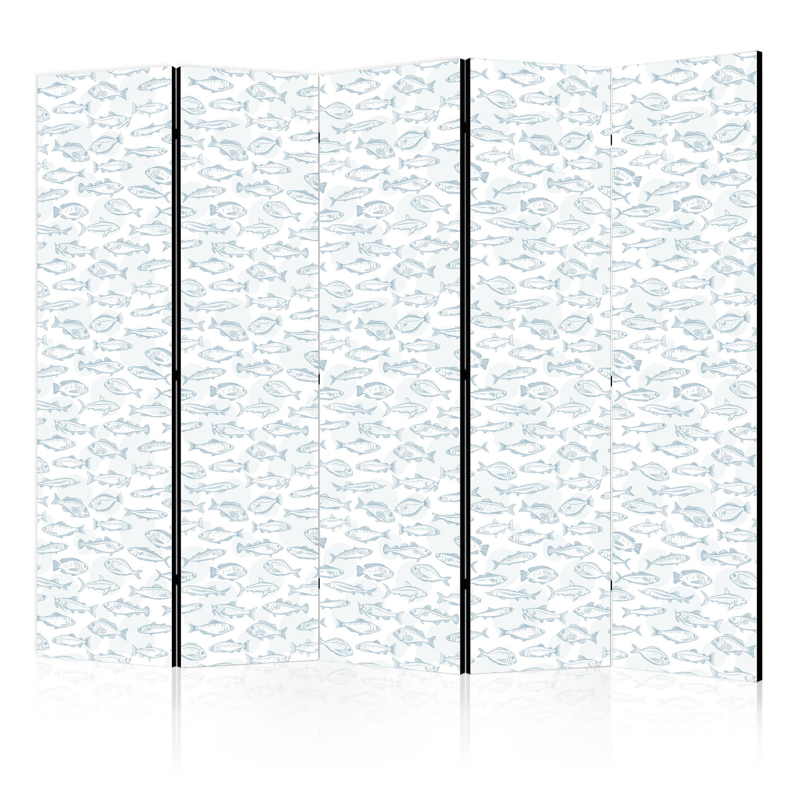 Muralo Paravent Blau 225x172x3 cm