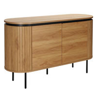 SIDEBOARD, helles Holzeffekt - Beige, Holz (40/76/120cm) - Oviala