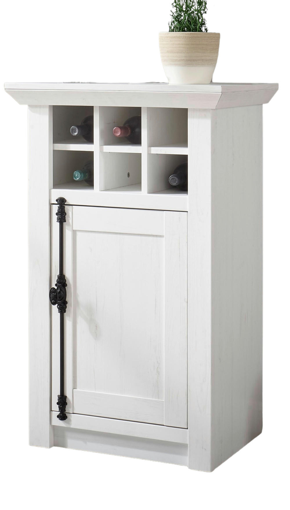 Furn.Design KOMMODE Weiß 63cm × 45cm × 100cm