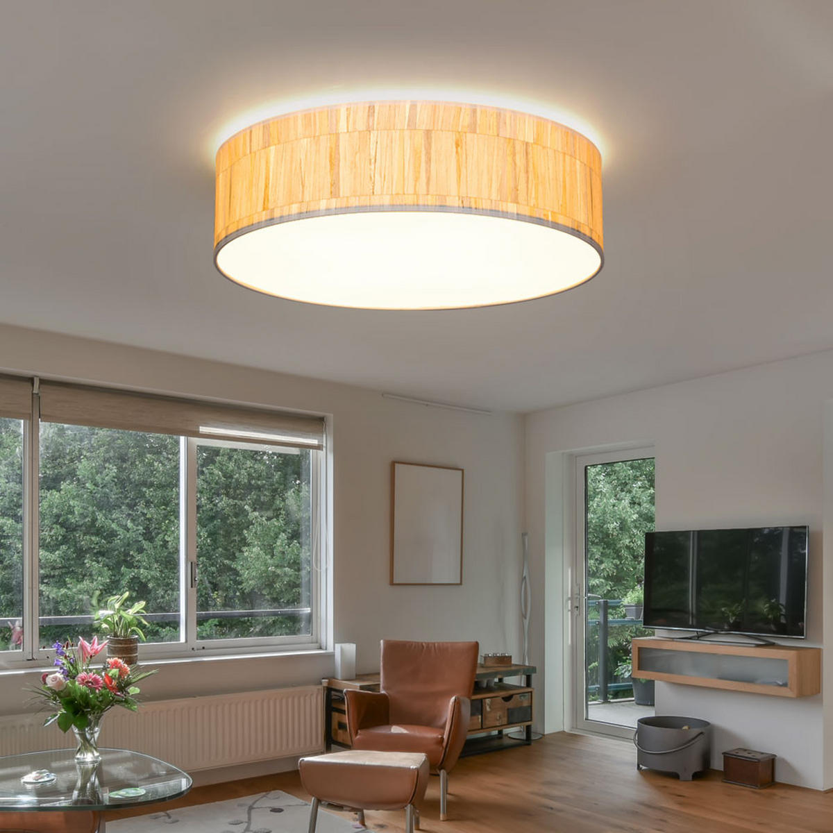 DECKENLEUCHTE ARVIKA Bunt - Multicolor, Metall (48/48/14cm)