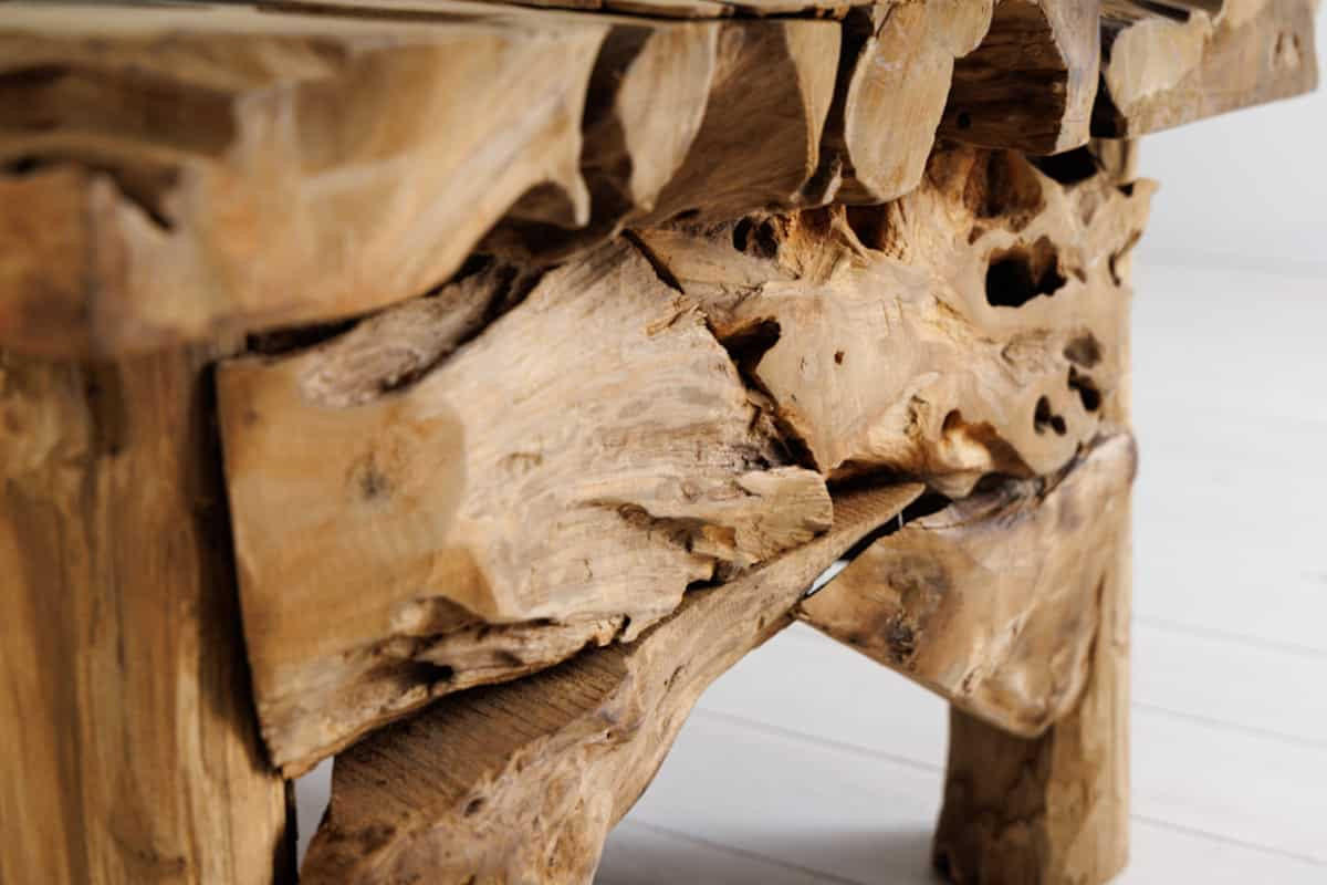 COUCHTISCH RIVERSIDE Teakholz quadratisch Natur 80cm - Goldfarben/Braun, Holz (80/80/41cm) - riess-ambiente