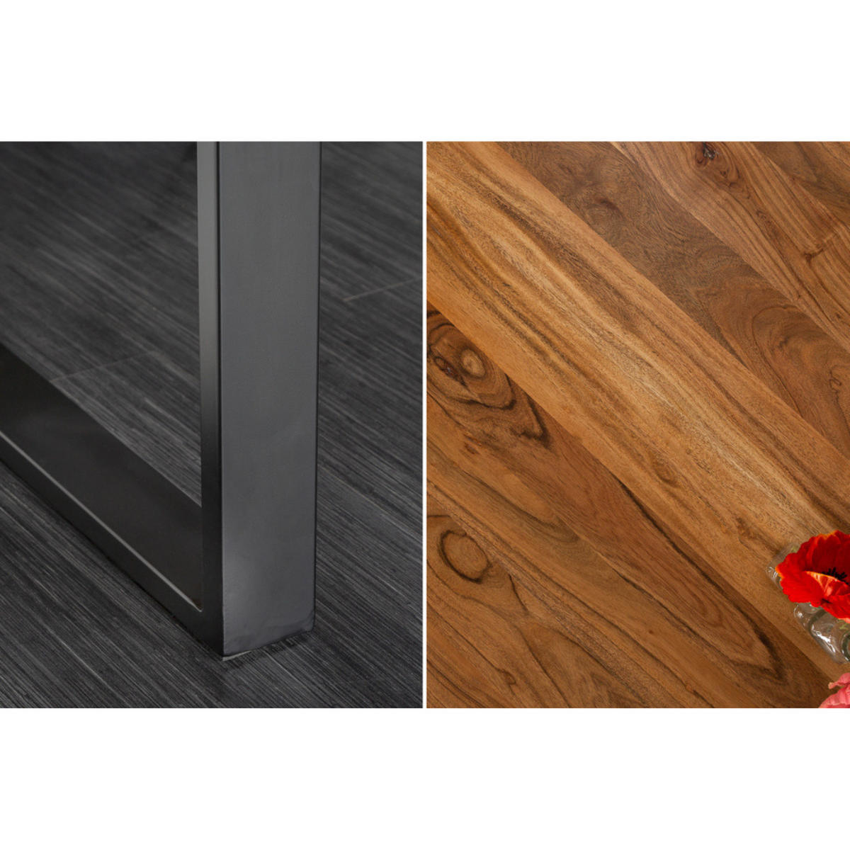 ESSTISCH MAMMUT Akazie 180cm - Braun, Holz (90/180/77cm) - riess-ambiente