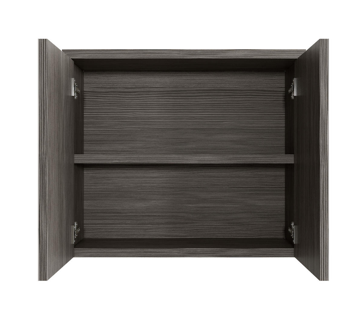 SPIEGELSCHRANK Toledo Grau Eiche - 80 x 20 x 60 cm - Eichefarben/Grau, Holz (80/60/20cm) - Badplaats