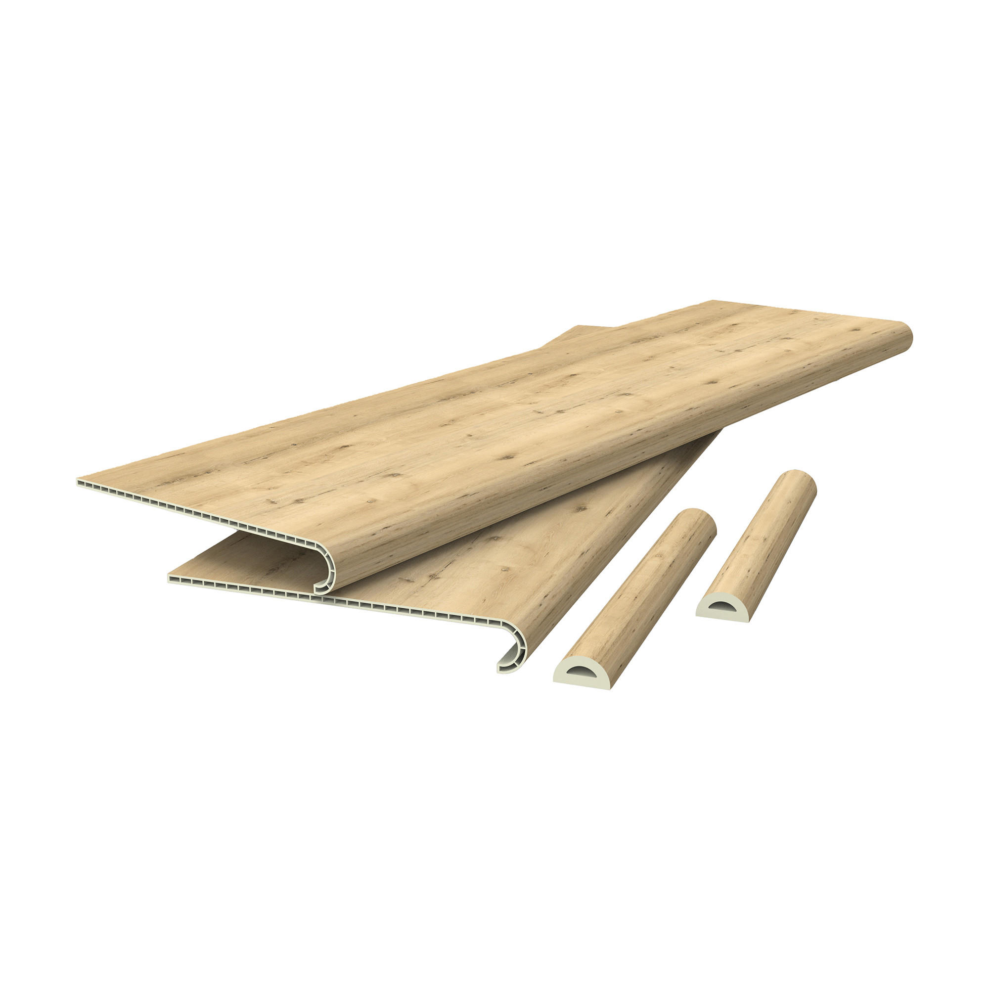 NEU.HOLZ SADA OBKLADŮ SCHODŮ 2 KS. Bunschoten