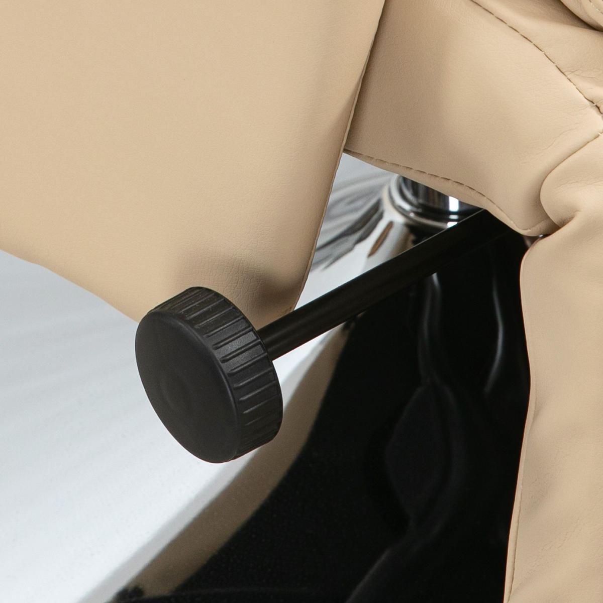 RELAXSESSEL DE-06322 mit Liegefunktion Beige - Beige, Metall (78/109/80cm) - ComfortXL