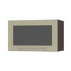 KLAPPHÄNGESCHRANK Kvantum W4BS/60 Vanille Matt / Lava Matt 60 / 32,5 / 36cm - Dunkelgrau/Creme, Holz/Holzwerkstoff (60/36/32.5cm) - Feldmann-Wohnen