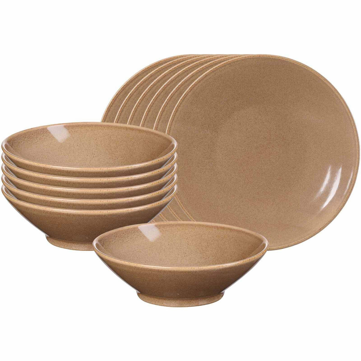 TAFELSERVICE Sahara Hellbraun 12er Set - Hellbraun, Keramik (1/1/1cm) - Ritzenhoff Breker