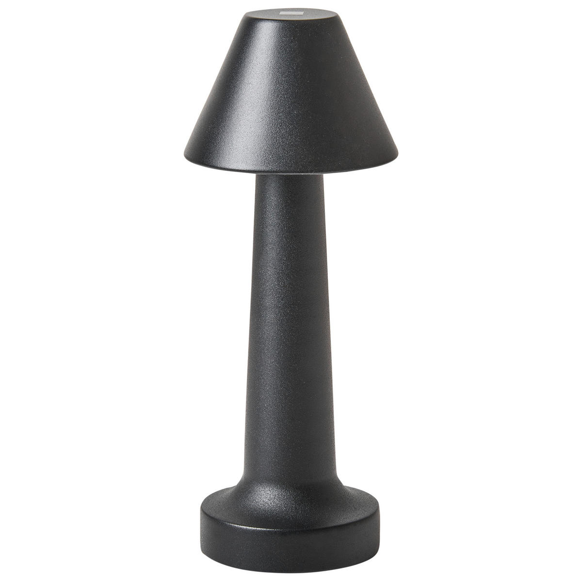 KABELLOSE LED Tischlampe 2er Set mit Dimmer Metall Schwarz Joanes - Schwarz, Metall (9/9/24cm) - Beliani