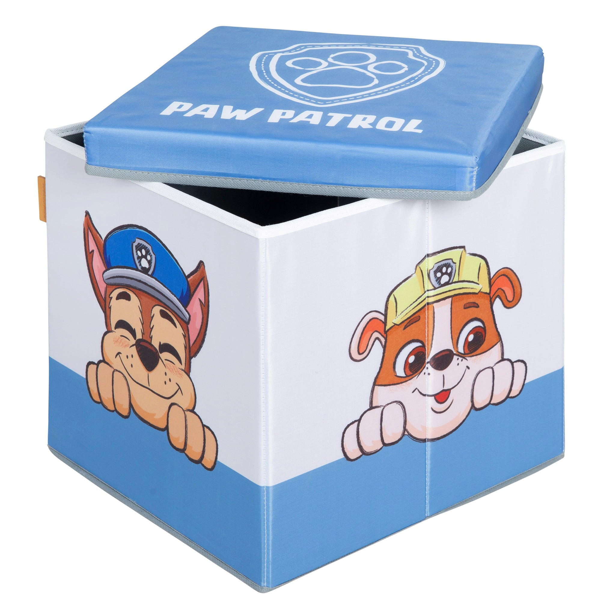 SITZ-& AUFBEWAHRUNGSBOX Paw Patrol - Weiß, Kunststoff (30/30cm) - Roba