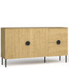 KOMMODE VIDIS Kombikommode - Eichefarben, Holzwerkstoff (160/88/40cm) - KONSIMO®