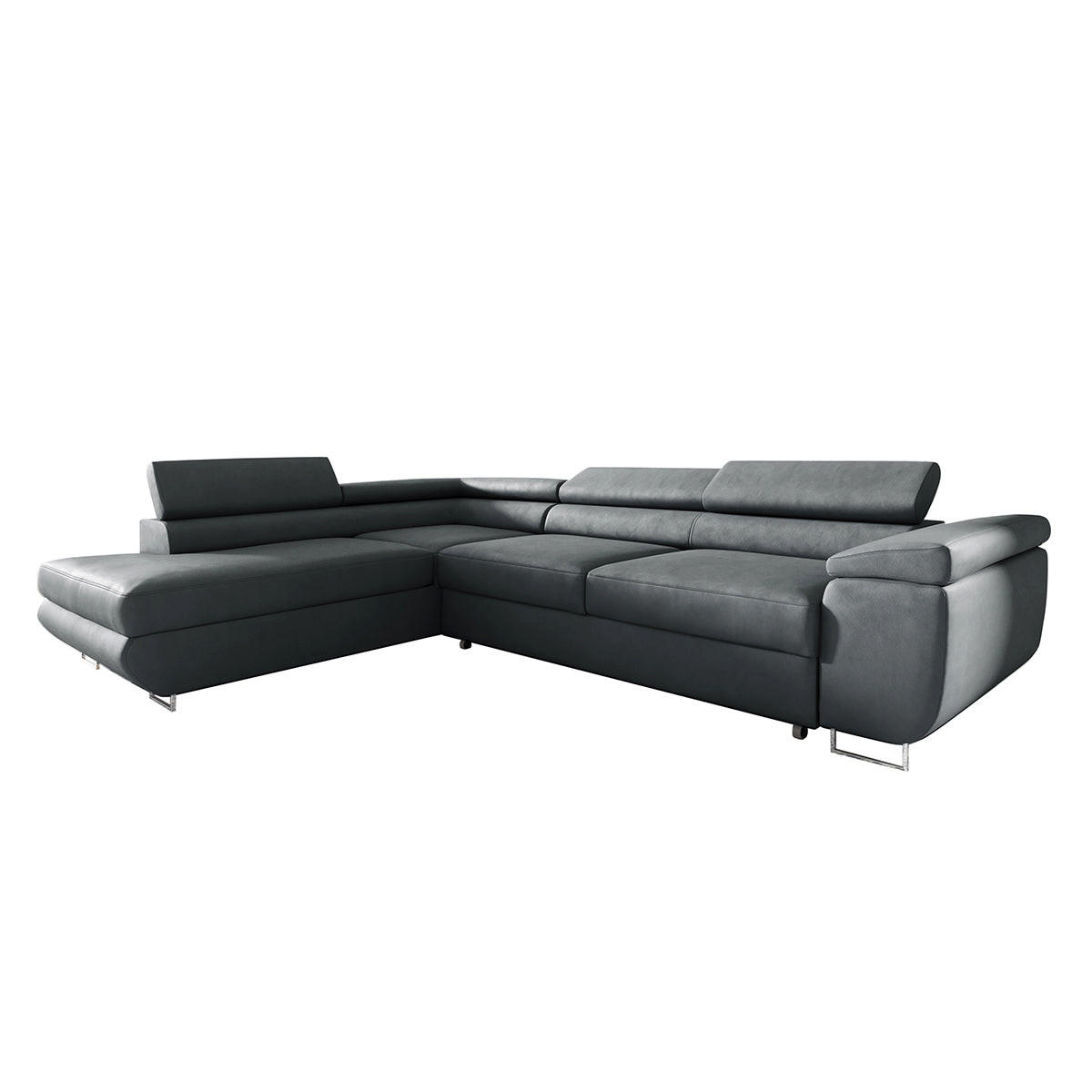 Petits-meubles Ecksofa Grau 271x201 cm