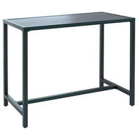 STEHTISCH hranatý - zelená, kov (65/130/105cm) - MCW