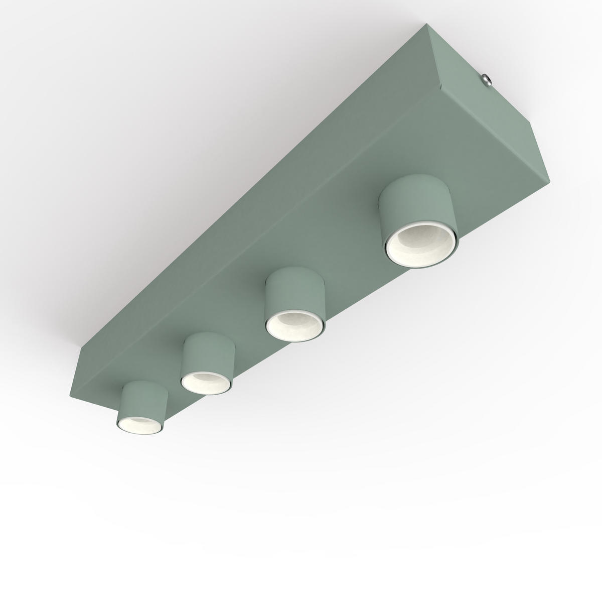 DECKENLEUCHTE - Grün, Metall (10/45/7.5cm) - Lumicom