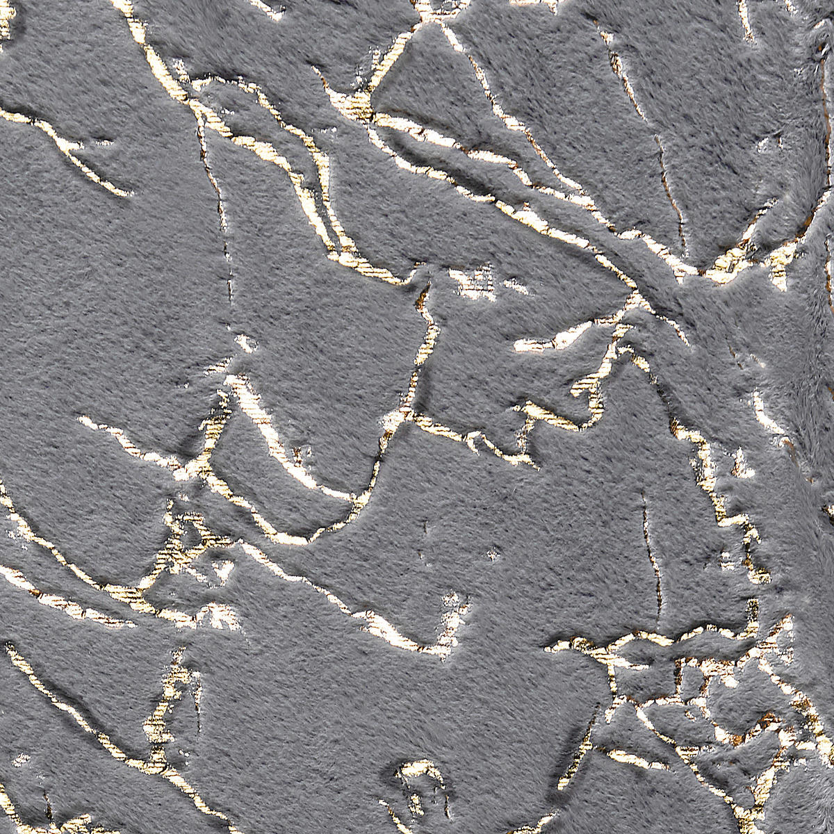 DECKE Grau Godavari 130/180 cm - Grau, Textil (130/180cm) - Beliani