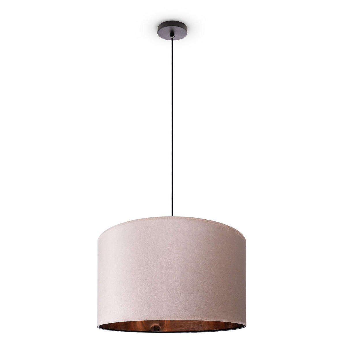 PENDELLEUCHTE Hugo Pd1 - Schwarz, Metall (45.5/45.5/28cm) - Paco Home